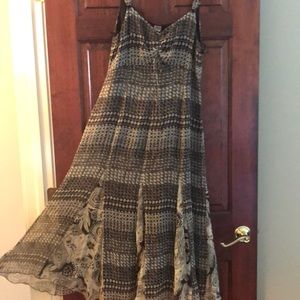 Summer silk dress